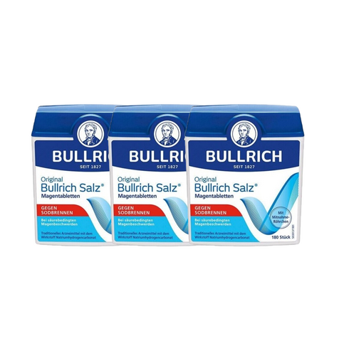 Bullrich Salz 불리히 소금 정제, 3개, 180정