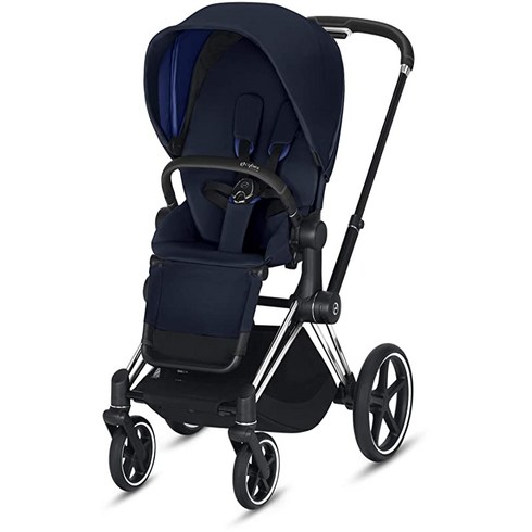 싸이벡스프리암 - 아기유모차 절충형 Cybex Priam 3 Complete Stroller One-Ha P9079806, Chrome／Black Frame, True Red