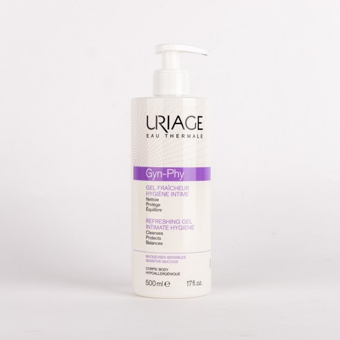 유리아쥬 [유리아쥬] Uriage Gyn-Phy 진피 리프레싱젤 여성청결제 500ml, 1개