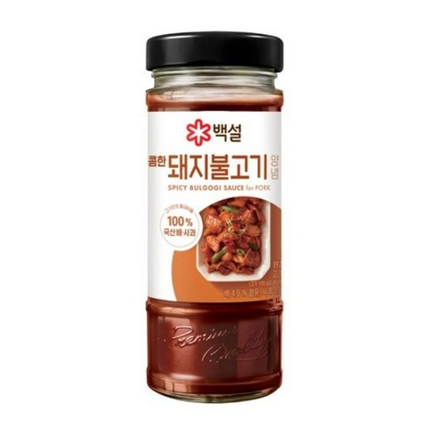 백설 매콤한 돼지 불고기 양념, 500g, 3개