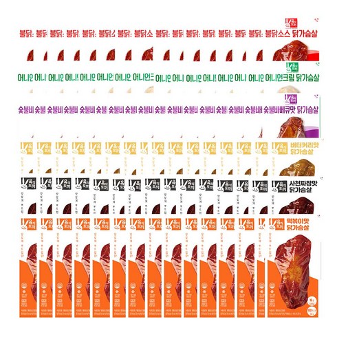 육식토끼 - 육식토끼 소스 닭가슴살 혼합, 100개, 100g