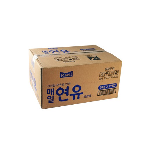 매일 연유 5kg 2입 대용량 빙수재료 빙수연유 연유시럽, 10O6_[Box] 매일연유 5kg2입