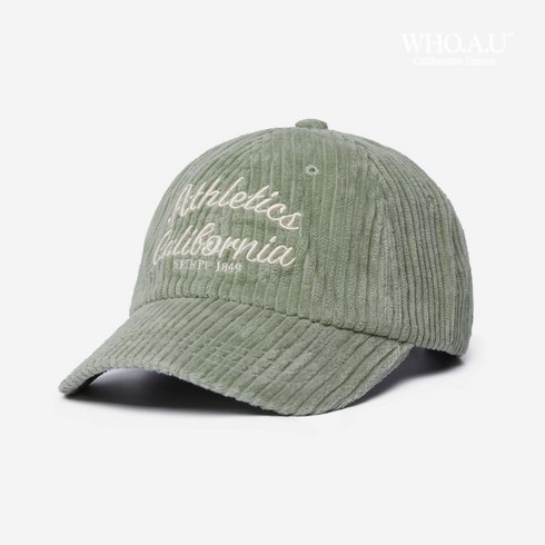 후아유 [NC백화점] 레터링 코듀로이 볼캡 WHACD4T33A84MINT