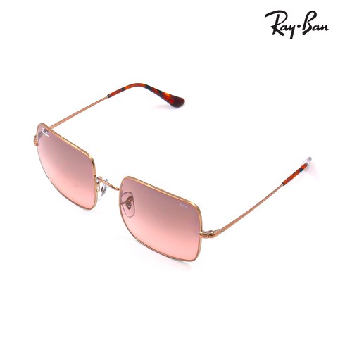 [공식수입정품]레이밴 RAYBAN 여성 사각 핑크 틴트렌즈 선글라스 RB1971 9151 AA