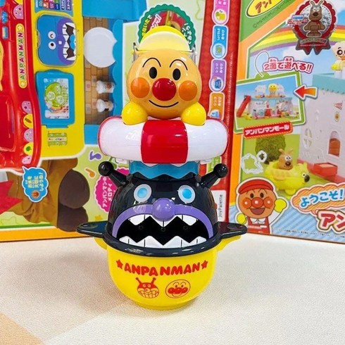 귀여운호빵맨 세균맨 피규어, A