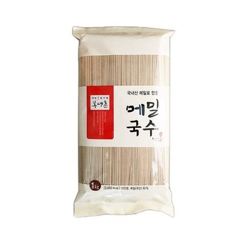 베스트식품 봉평촌 메밀국수 OPP 1kg 봉지형 x12개, 12개