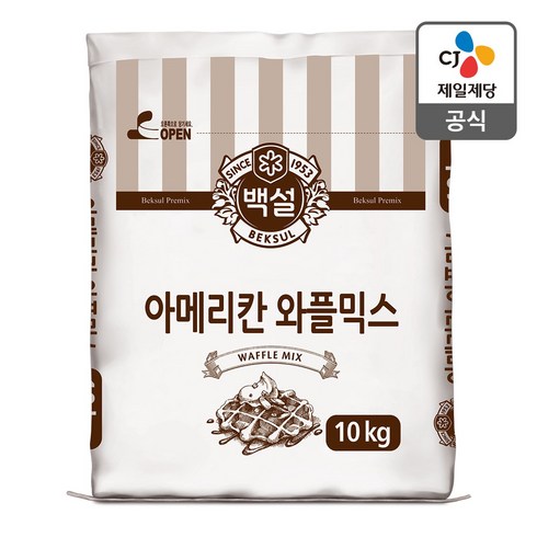 백설 아메리칸 와플믹스, 10kg, 1개