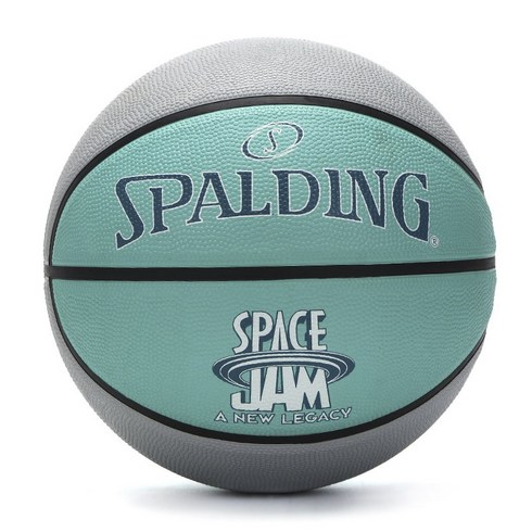 스팔딩 에어 슬램 덩크 2 조인트 시리즈 고무 소재 농구공 블루 + 그레이, 1개, 84-615Y