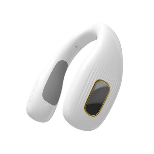 2023년 가성비 최고 목걸이손난로충전식넥워머 - 목에착 핫 넥히터 목난로 휴대용 넥밴드 히터 커버 포함, 목에착 HOT 화이트