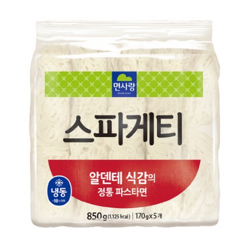 면사랑 냉동 스파게티 (170gx5개입)x8개 1박스, 8개, 170g