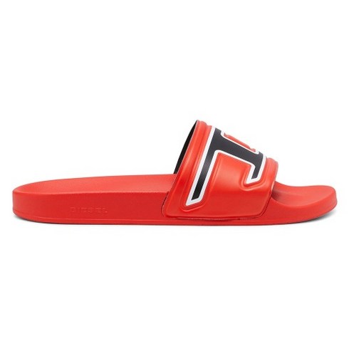 DIESEL 디젤 Mayemi 플립플롭 슬리퍼 Red Black, EU 43 Red / Black, 1개