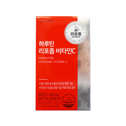 하루틴 리포좀 비타민C 1100mg, 30정, 1개