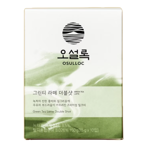 오설록 그린티라떼 더블샷 10입, 150g, 10개입, 1개