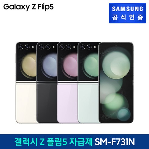 [KT알파쇼핑]삼성 갤럭시Z 플립5 5G SM-F731N [256GB] 자급제폰/색상선택, 그라파이트, 1개