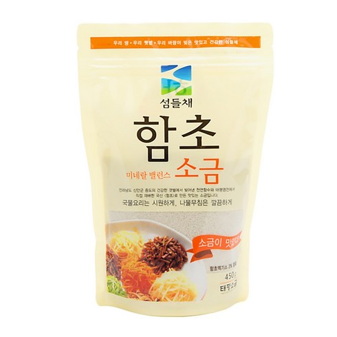 섬들채 함초 소금, 450g, 1개