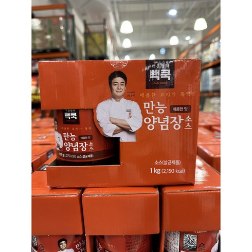 백쿡 백종원 만능 양념장 500g x 2개 1kg 1개