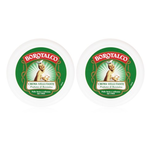 (독일배송) Borotalco 보로탈코 벨벳 보습 바디크림 150ml, 2개