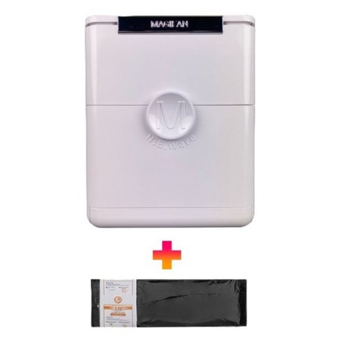 매직캔 New 애니웨어 벽걸이 부착형 주방 화장실 다용도 쓰레기통 12L, 단일옵션, 1개