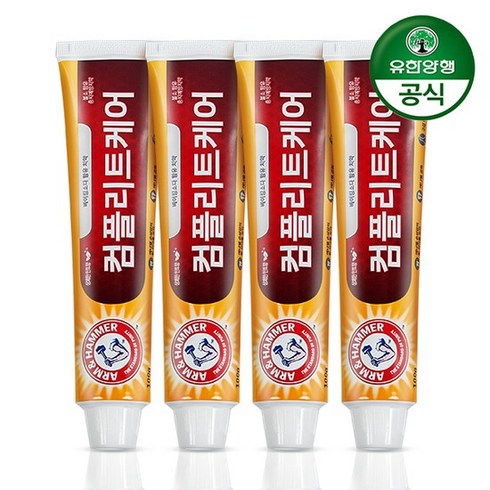 [유한양행] 암앤해머 베이킹소다 컴플리트 치약 100g x 4개, 2. 컴플리트 100g x 4개