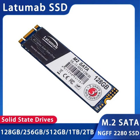 Latumab M2 SATA SSD 128GB 256GB 512GB 하드 드라이브 디스크 1 테라바이트 2 테라바이트 M.2 SATA NGFF 하드 디스크 HDD 노트북 데, 03 512GB