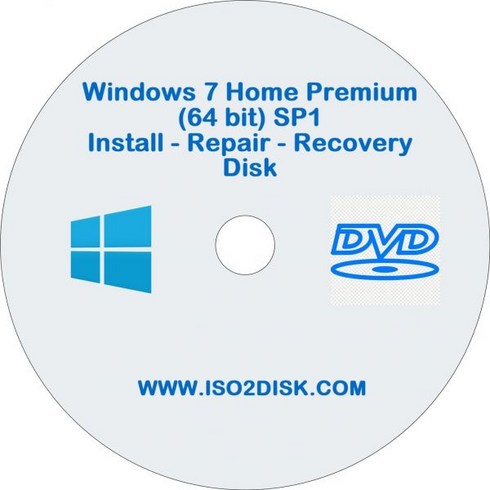 윈도우7 - Windows 7 홈 프리미엄 디스크 64비트