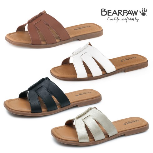 2023년 가성비 최고 베어파우슬리퍼 - 베어파우(BEARPAW) SCARLETT 플립플랍 (womens) 4종 택1