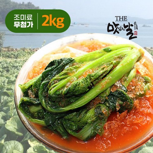 명품 여수 돌산갓 물김치 2kg, 없음