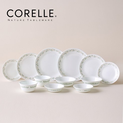 2024년 가성비 최고 코렐 라벤더리스 - [MH공식] CORELLE 코렐 라벤더리스 2인 12P 공기 대접 접시 혼수 홈세트