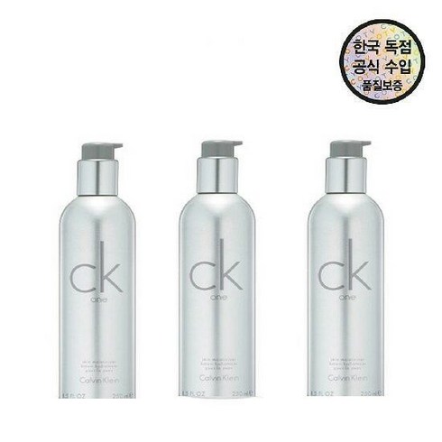 ck로션 - 캘빈클라인 CK one 스킨 모이스처 라이저 올인원 로션 씨케이원, 250ml, 3개