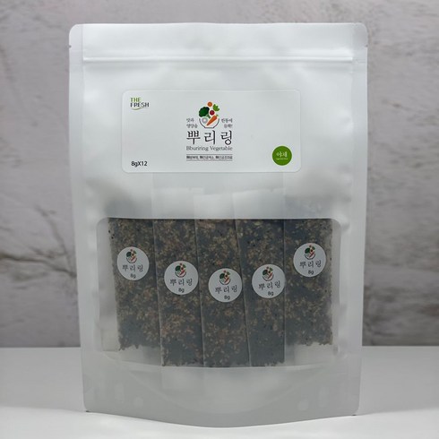 뿌리링 - 더프레쉬 영양가득 후리가케 뿌리링야채 스틱형 8g 12포, 1개, 96g