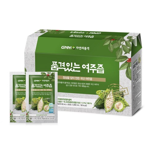 GNM자연의품격 품격있는 여주즙, 60ml, 30포