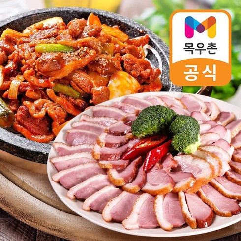 목우촌 흑마늘 훈제오리 180gX12팩 - [목우촌] 허브갈릭 훈제오리 슬라이스 210g x 4팩(소스 2봉) 오리주물럭 250g x 2팩, 6개