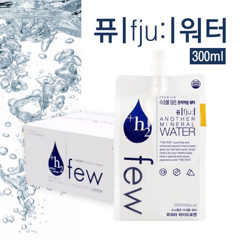 퓨워터 프리미엄 미네랄 수소음료, 40개, 300ml