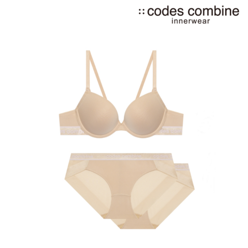 코데즈컴바인이너웨어브라1+팬티2 스킨 브라세트(CCWBR362SK+CCWBP362SK) 398942