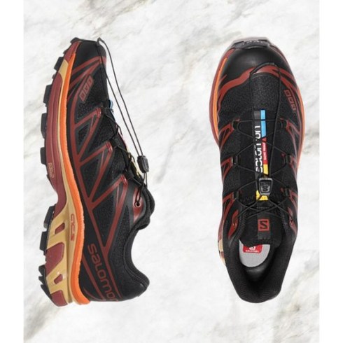 SALOMON 살로몬 XT-6 (Black/Chocolate Plum/Vibrant Orange) (L41750900) (XT-6)