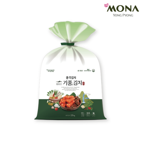 모나용평 - 모나용평 발왕산 기품은김치 총각김치2.5kg, 1개, 2.5kg