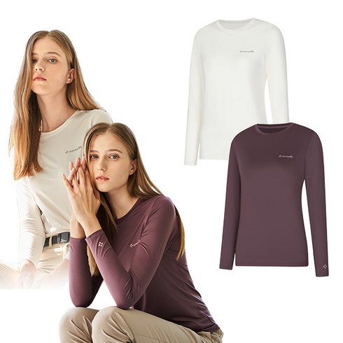 2023년 가성비 최고 네파 - 네파이젠벅 라운드 기모 여성 긴팔티셔츠 2종