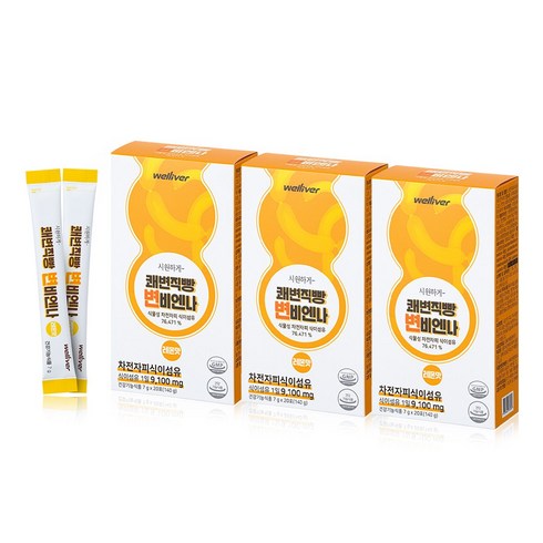 차전자피 식이섬유 9100mg 쾌변 직빵 변 비엔나 차전차피 영양제 효능 가루 7g x 20포, 140g, 3개