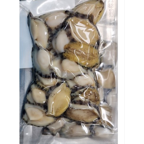 완도활전복 특특대 15미  - 순살 손질 자숙전복 손질전1kg.손질후 순살만 400g 특대5-8미부터~ 꼬마30-40미까지옵션확인 주인직배송 100% 완도산 순살.내장발송, 1세트, 특11-15미