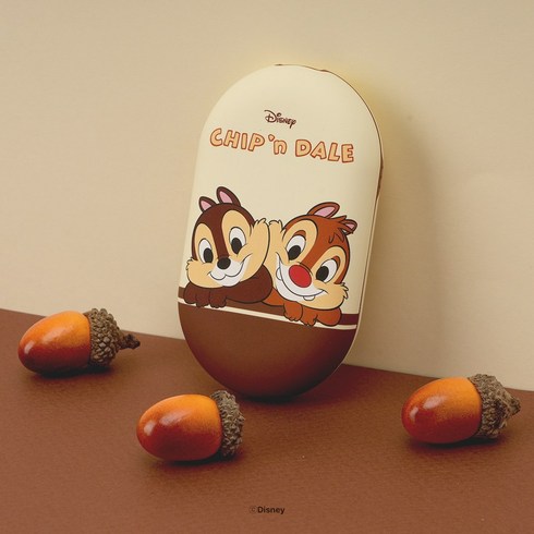 2023년 가성비 최고 디즈니손난로 - 디즈니 칩앤데일 휴대용 충전식 손난로 보조배터리 DSNY-RHW-D-CD