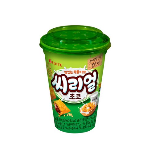 롯데제과 씨리얼 초코 컵, 89g, 15개