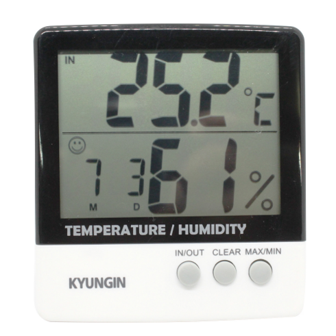 경인 TH-01D/TH01D 디지털 온습도계 대형 LCD 온도계 습도계 시계 측정 실내외겸용, TH-01D, 1개, 상세페이지 참조