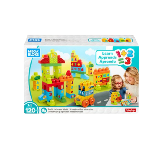 2023년 가성비 최고 유아블록 - 메가블럭 우리아기 첫블럭 숫자놀이 120p, 혼합색상