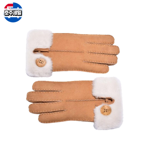 ugg장갑 - 호주 어그 장갑 버튼 쉽스킨 글러브 여성 장갑 UGG Button Sheepskin Gloves