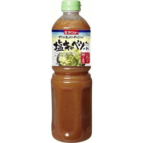 이자카야양배추소스 - 다이쇼 시오 일본 양배추 소스 대용량 1.15kg x 3개, 1.15kg (x3)