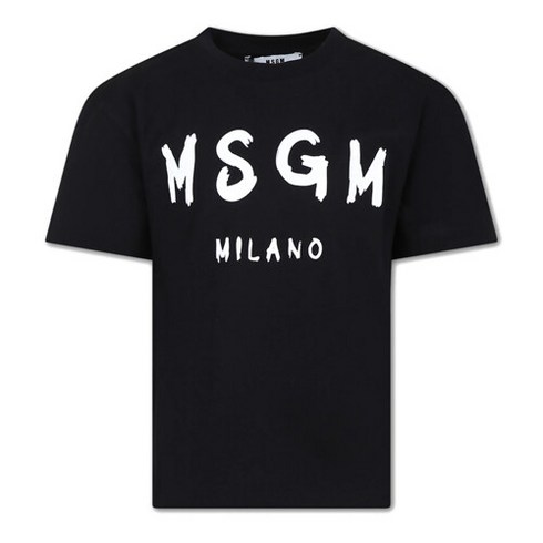 MSGM 24SS 키즈 로고 프린팅 티셔츠 S4MSJUTH011 110