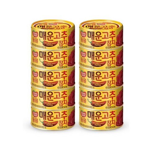 매운고추참치 - 동원참치 매운고추참치 150g x 10캔, 10개, 상세 설명 참조