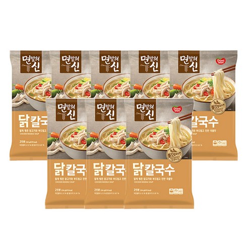 닭칼국수 - 동원 면발의신 닭칼국수 234g, 8개