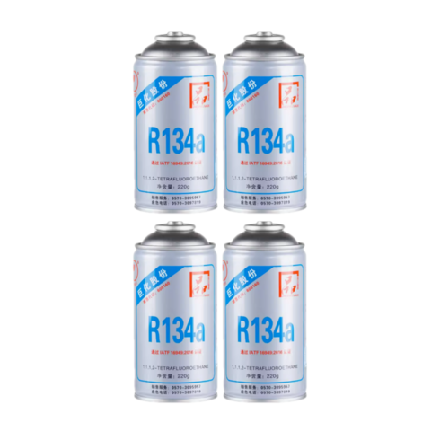 r134a - 자동차 에어컨 냉매 4캔 여름 R134a 차량냉각제 충전가스, 냉매 R134a 4캔