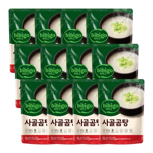 비비고 사골곰탕, 500g, 12개